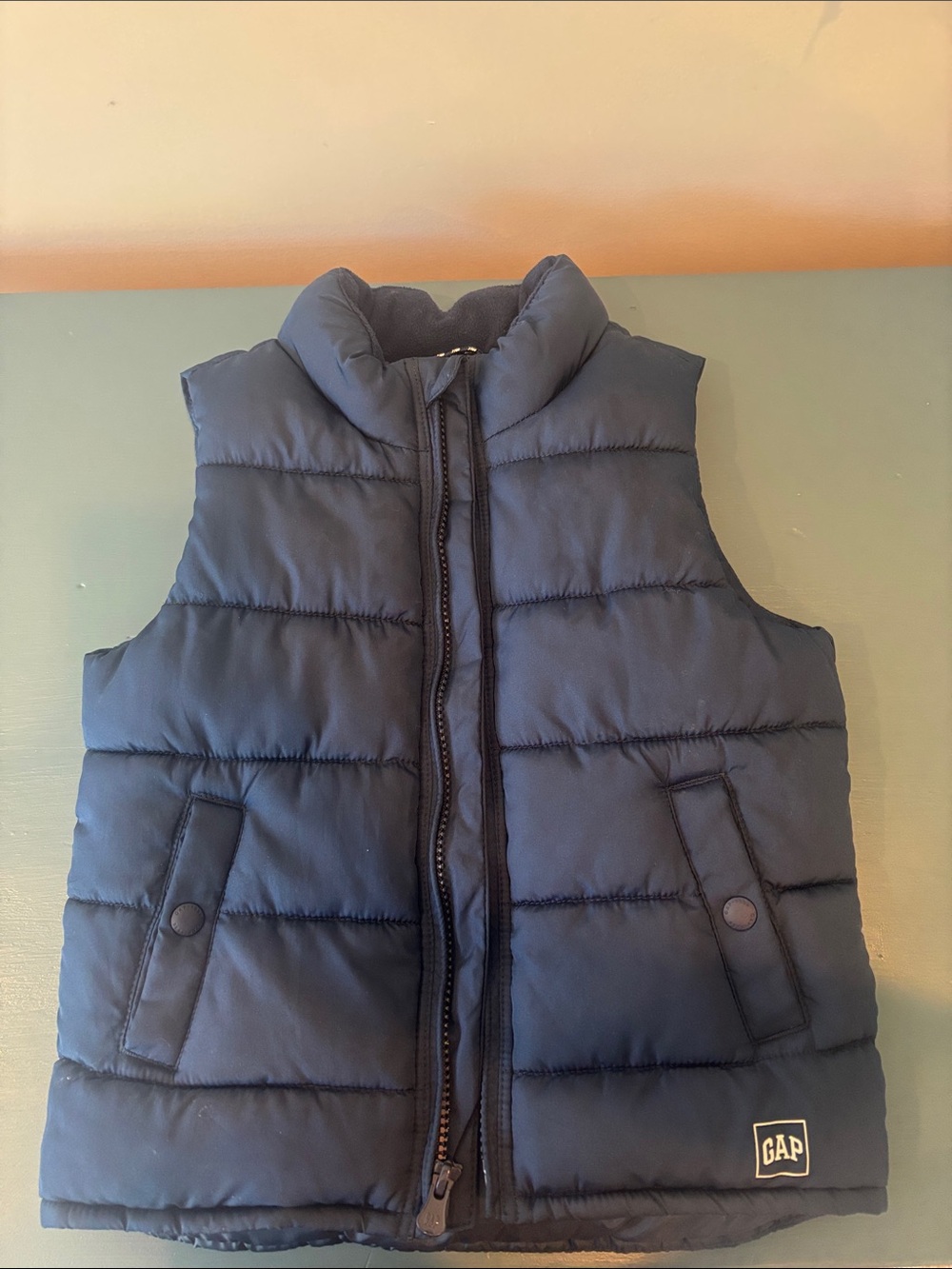 GAP Kids Navy Quilted Puffer Vest